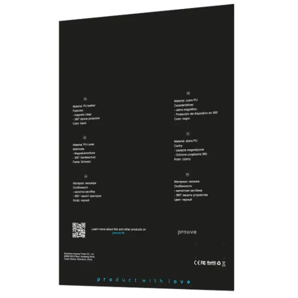 Husă pentru laptop Proove Leather Sleeve 13.3" / Black photo 3