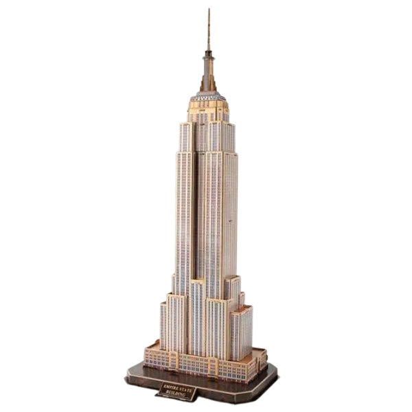 Puzzle 3D CubicFun EMPIRE STATE BUILDING 6+/ Numărul de piese: 55 photo 1