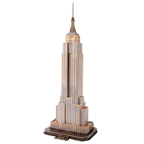 Puzzle 3D CubicFun EMPIRE STATE BUILDING 6+/ Numărul de piese: 55 photo 1