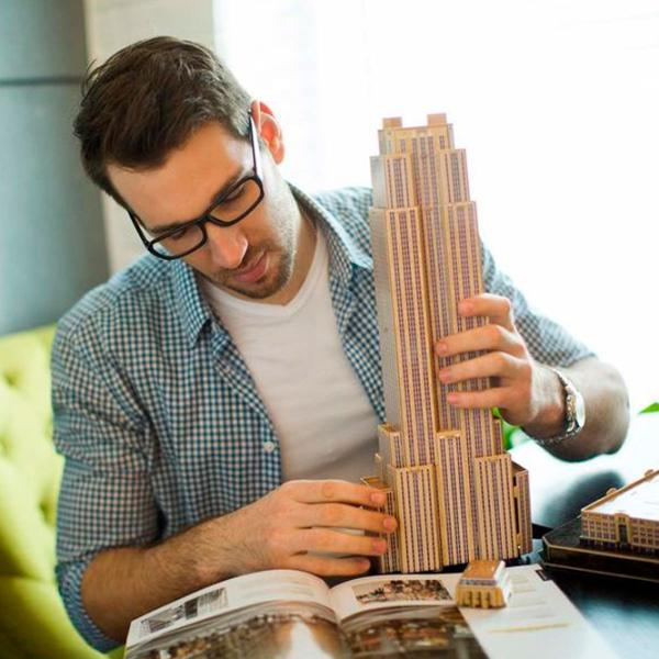 Puzzle 3D CubicFun EMPIRE STATE BUILDING 6+/ Numărul de piese: 55 photo 4