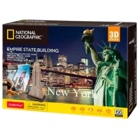 Puzzle 3D CubicFun EMPIRE STATE BUILDING 6+/ Numărul de piese: 55 photo 5