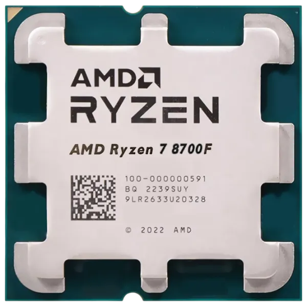 Процессор AMD Ryzen 7 8700F Tray AM5 / 4.10 ГГц - 5.00 ГГц photo 1