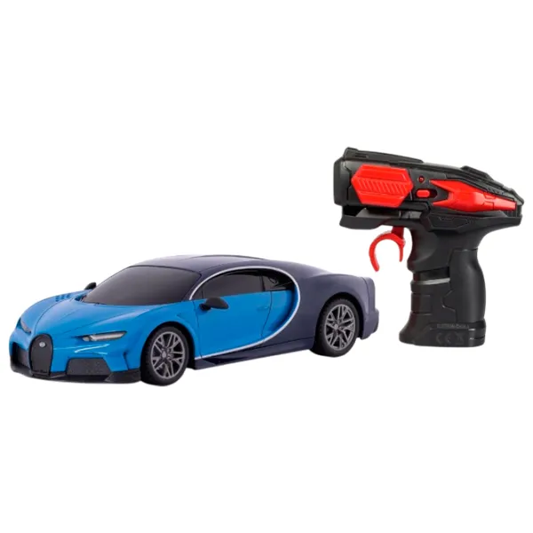 Mașină Revell Bugatti Chiron 24692 10 km/h / 2.4 GHz / Black Blue photo 2