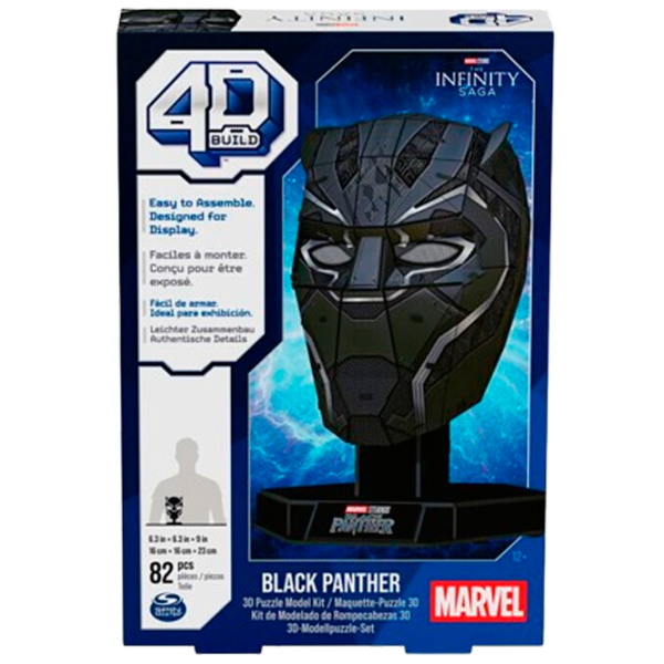 Puzzle 4D Infinity Black Panther 10+/ Numărul de piese: 82 photo 2