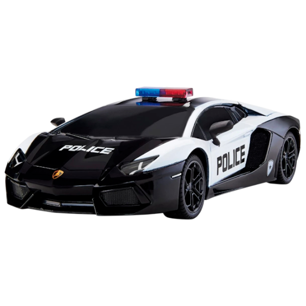 Mașină Revell Lamborghini Police 24664 10 km/h / 2.4 GHz / Red Black photo 1