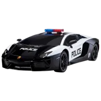 Mașină Revell Lamborghini Police 24664 10 km/h / 2.4 GHz / Red Black