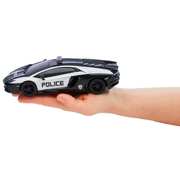 Mașină Revell Lamborghini Police 24664 10 km/h / 2.4 GHz / Red Black photo 4