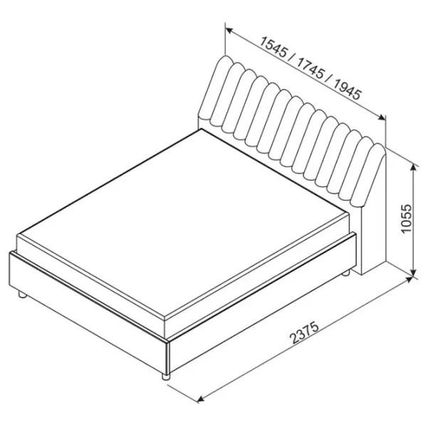 Pat Ambianta BREMEN 180 x 200 cm / PAL / Black photo 4