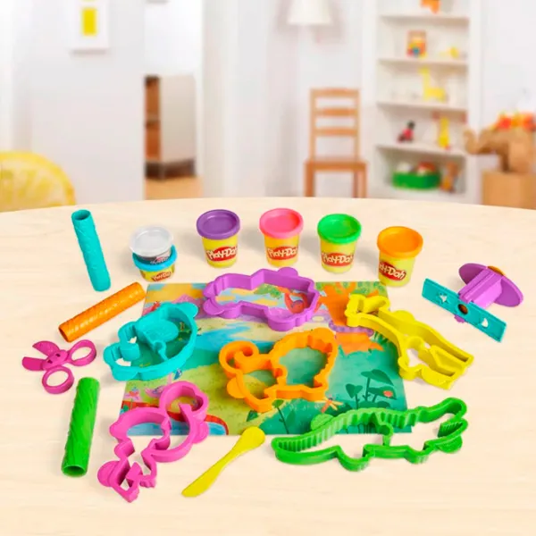 Набор пластилина Play-Doh Wild animals Разноцветный / 5+ photo 2