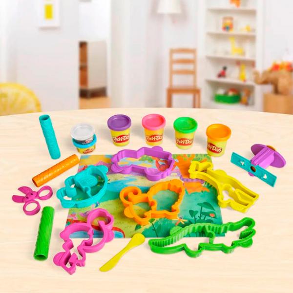 Набор пластилина Play-Doh Wild animals Разноцветный / 5+ photo 2