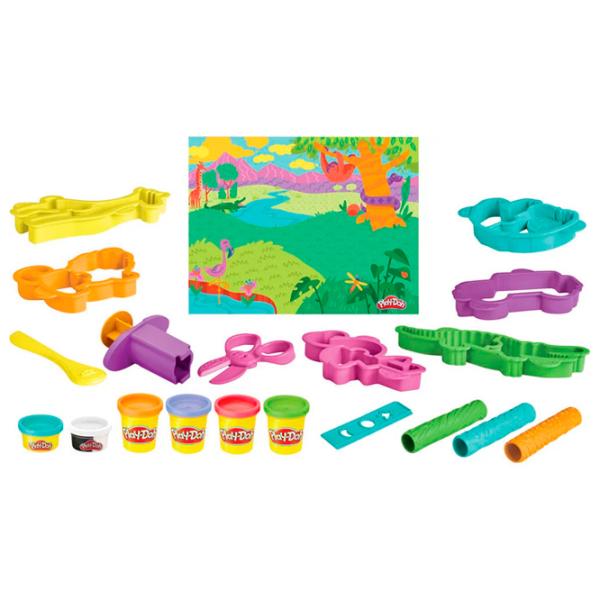 Набор пластилина Play-Doh Wild animals Разноцветный / 5+ photo 3