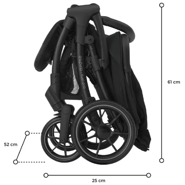 Детская коляска Espiro Fuel Pro FUELPRO10/ Dynamic Black photo 8