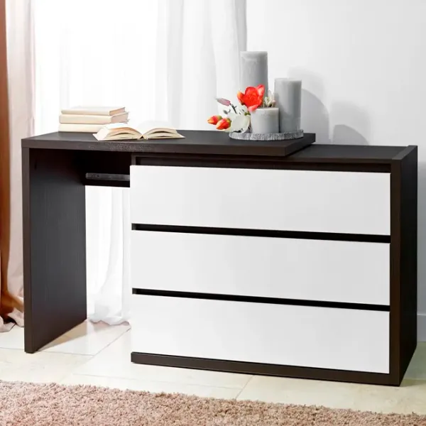 Комод Ambianta Extensibila 78.5 x 98 x 43см / ДСП / Тёмное сонома photo 2