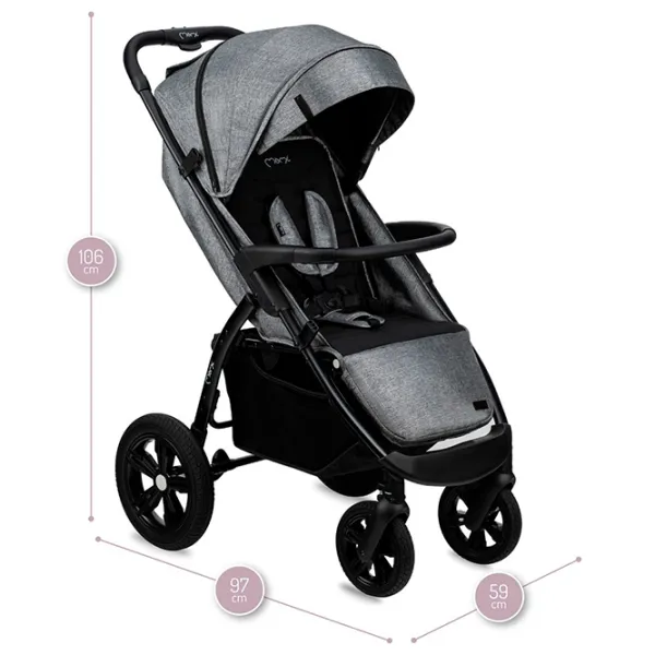 Детская коляска MoMi Miya / Серый photo 7