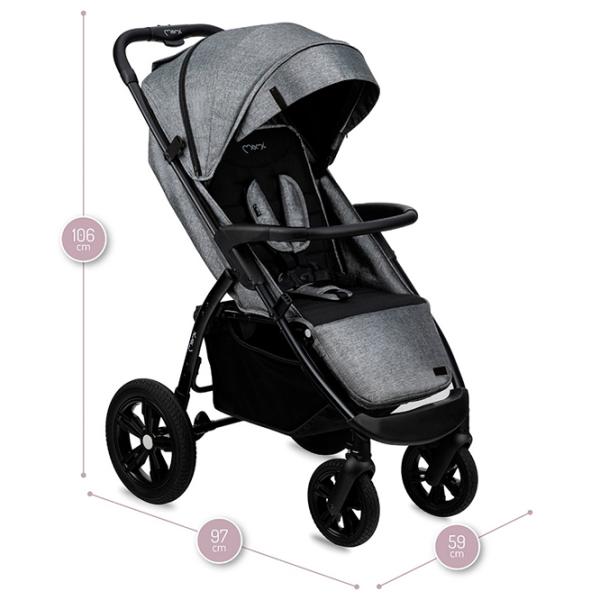 Детская коляска MoMi Miya / Серый photo 7