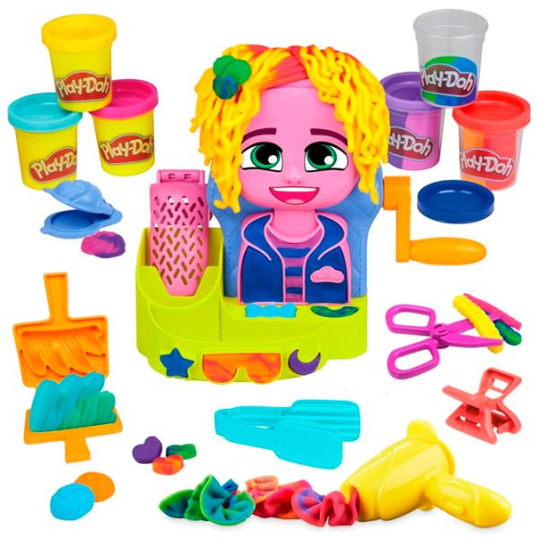 Набор пластилина Play-Doh Hair Stylin Salon Разноцветный / 3+ photo 1
