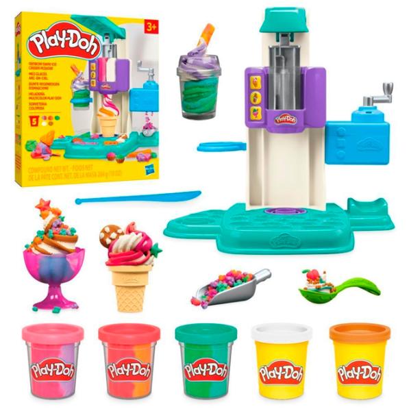 Set de plastilină Play-Doh Rainbow SwirlIice Cream Multicolor / 3+ photo 1