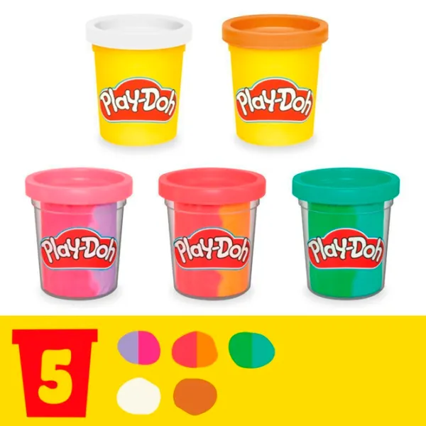Set de plastilină Play-Doh Rainbow SwirlIice Cream Multicolor / 3+ photo 3