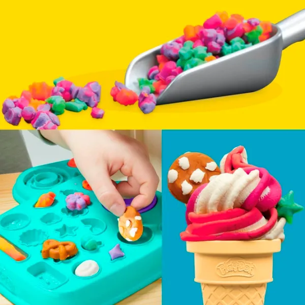 Set de plastilină Play-Doh Rainbow SwirlIice Cream Multicolor / 3+ photo 6