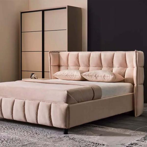 Кровать Ambianta HAMBURG 180 x 200 см / ЛДСП / Бежевый photo 2