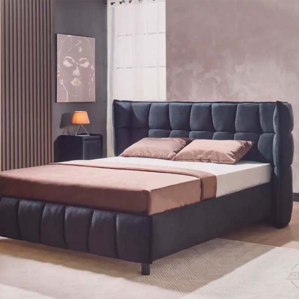 Кровать Ambianta HAMBURG 180 x 200 см / ЛДСП / Черный photo 3