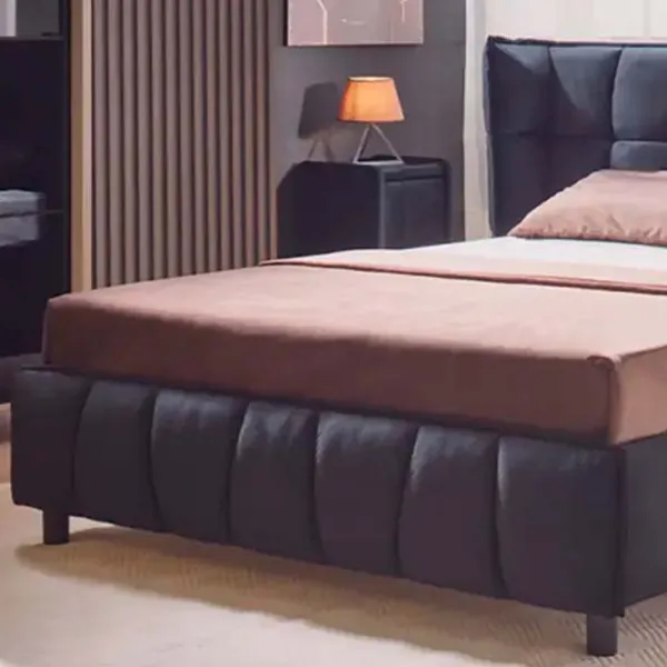 Кровать Ambianta HAMBURG 180 x 200 см / ЛДСП / Черный photo 4