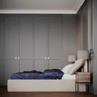 Кровать Mobicasa Savona 180 x 200 см / ДСП / Бежевый photo 2