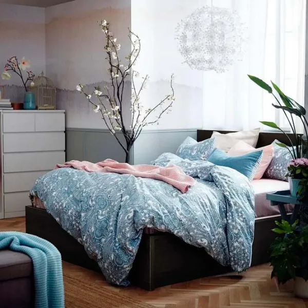 Кровать Ikea Malm 180 x 200 см / Массив / Черно-Коричневый photo 3