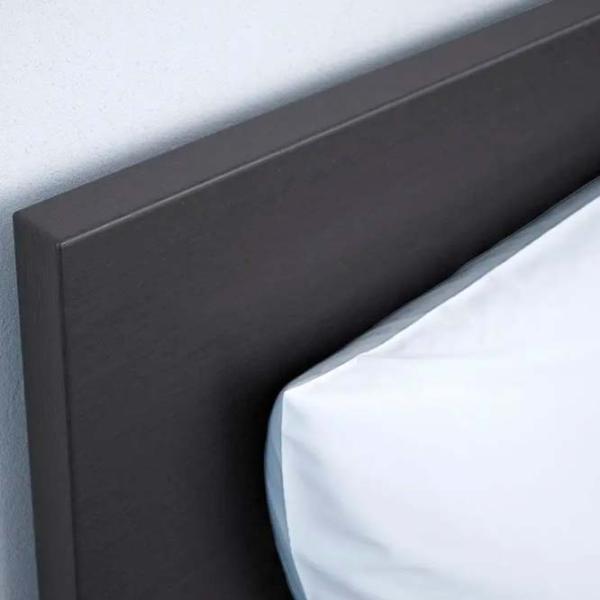 Pat Ikea Malm 180 x 200 cm / Masiv / Black-Brown photo 2 Pat Ikea Malm 180 x 200 cm / Masiv / Black-Brown photo 2