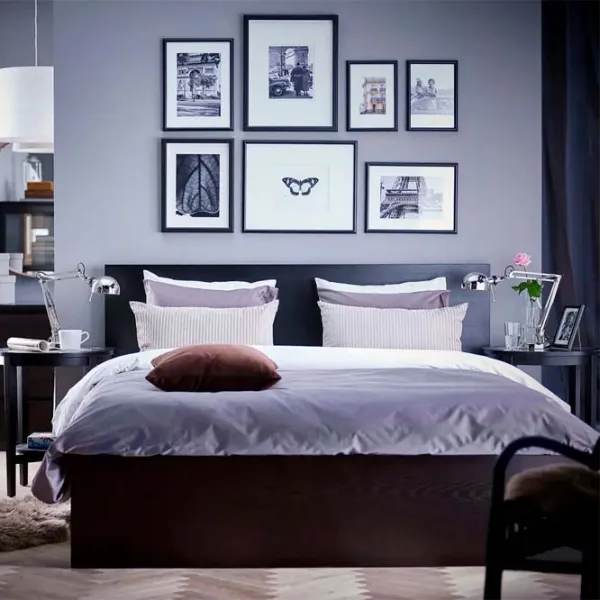 Pat Ikea Malm 180 x 200 cm / Masiv / Black-Brown photo 5 Pat Ikea Malm 180 x 200 cm / Masiv / Black-Brown photo 5