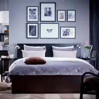 Кровать Ikea Malm 180 x 200 см / Массив / Черно-Коричневый photo 5