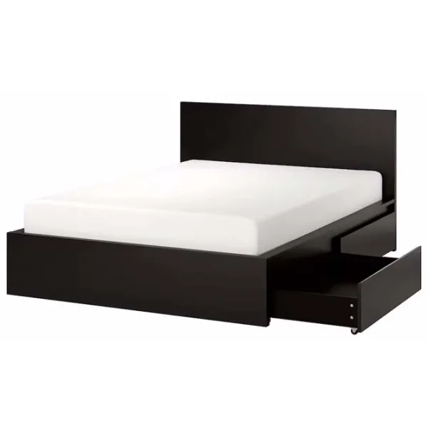 Pat Ikea Malm/Luroy 4 180 x 200 cm / Furnir / Black-Brown photo 1