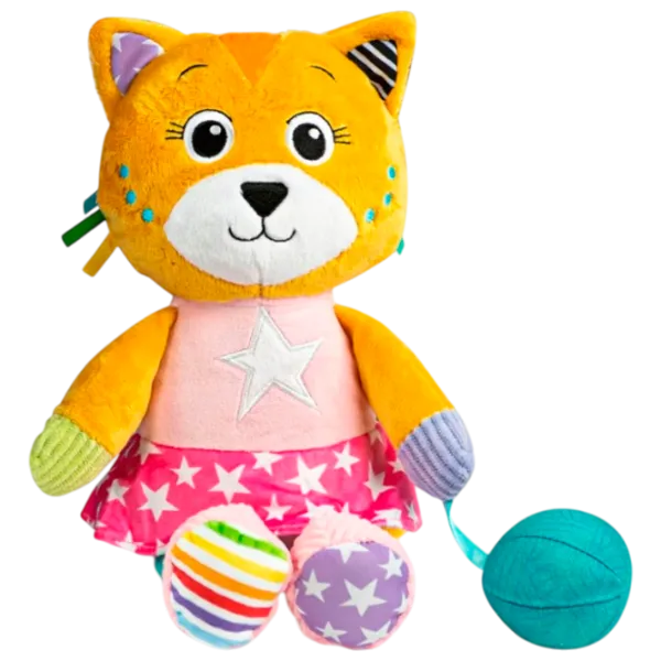 Jucărie moale Clementoni Animals 17908  0+ / Orange photo 1