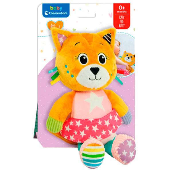 Jucărie moale Clementoni Animals 17908  0+ / Orange photo 2