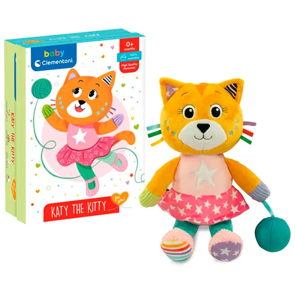 Jucărie moale Clementoni Animals 17908  0+ / Orange photo 4