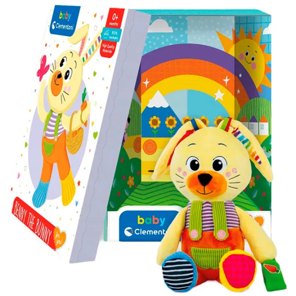 Jucărie moale Clementoni Banny 17907 0+ / Yellow photo 4