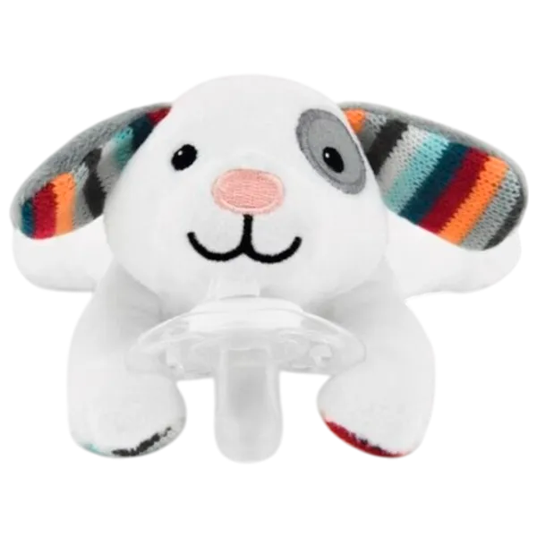 Jucărie moale Zazu Dexy Pacifier Toy  0+ / White photo 1