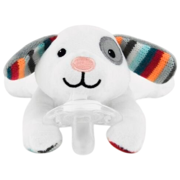 Jucărie moale Zazu Dexy Pacifier Toy  0+ / White photo 1