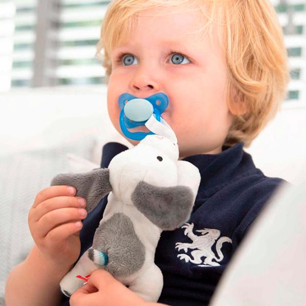 Jucărie moale Zazu Dexy Pacifier Toy  0+ / White photo 3