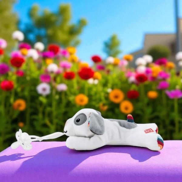 Jucărie moale Zazu Dexy Pacifier Toy  0+ / White photo 5