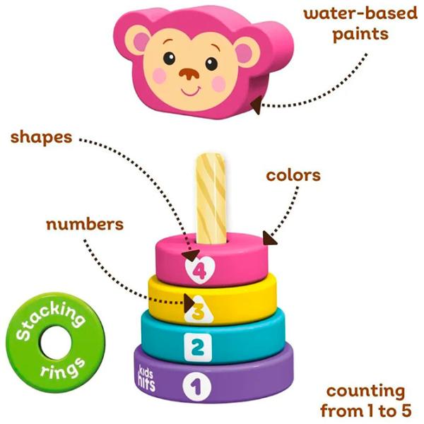 Jucărie interactivă Kids Hits Monkey KH20/013 1+ / Multicolor photo 3