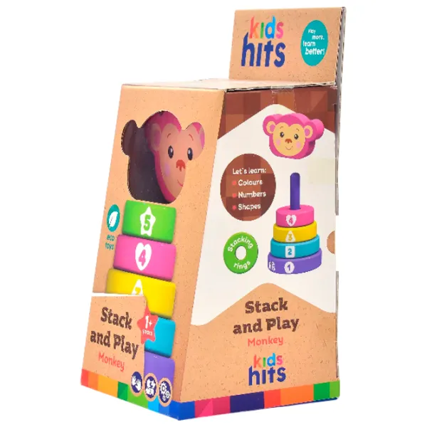 Jucărie interactivă Kids Hits Monkey KH20/013 1+ / Multicolor photo 4