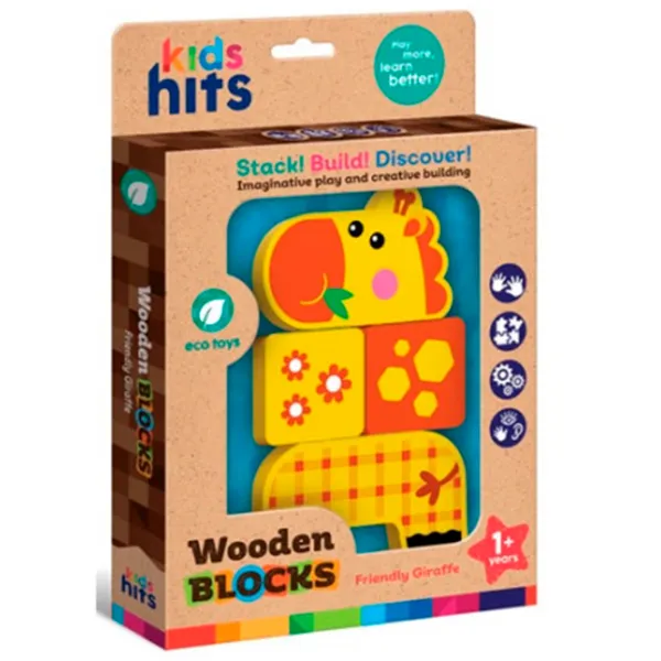 Jucărie interactivă Kids Hits Animals Friendly Giraffe KH20/003 1+ / Yellow photo 3