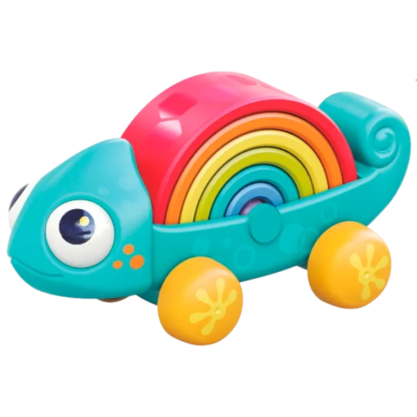 Jucărie de împins și tras Hola Toys Rainbow HA795700 1.5+ / Blue photo 1