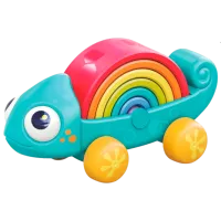 Jucărie de împins și tras Hola Toys Rainbow HA795700 1.5+ / Blue