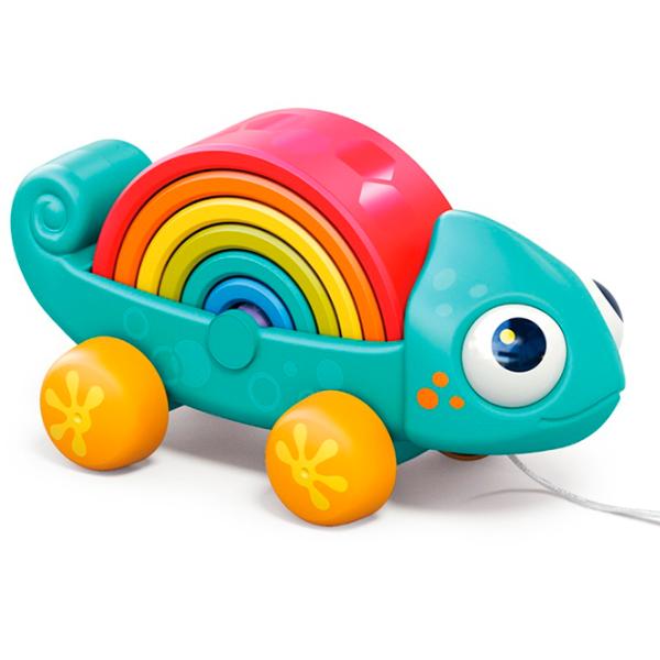 Jucărie de împins și tras Hola Toys Rainbow HA795700 1.5+ / Blue photo 2