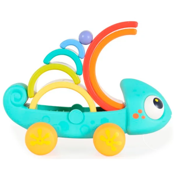 Jucărie de împins și tras Hola Toys Rainbow HA795700 1.5+ / Blue photo 3