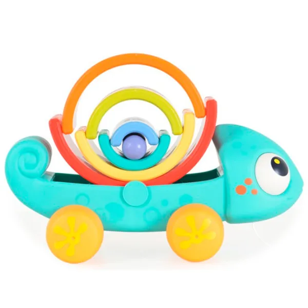 Jucărie de împins și tras Hola Toys Rainbow HA795700 1.5+ / Blue photo 4