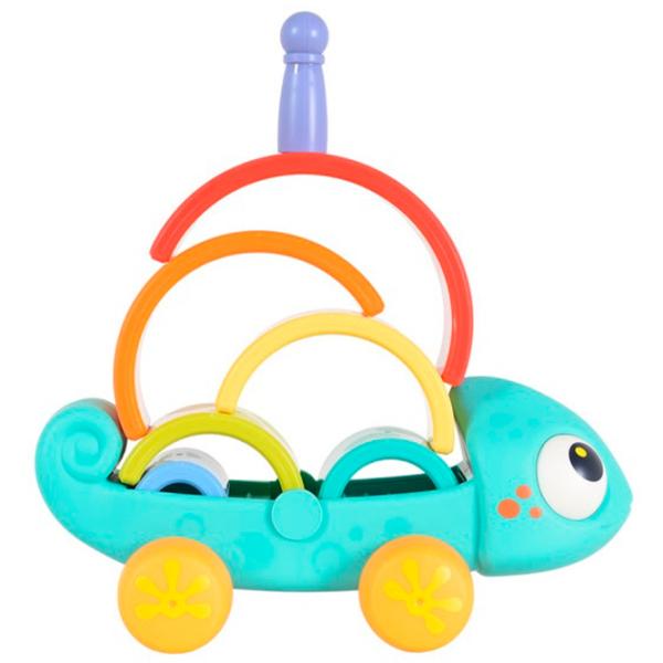 Jucărie de împins și tras Hola Toys Rainbow HA795700 1.5+ / Blue photo 5