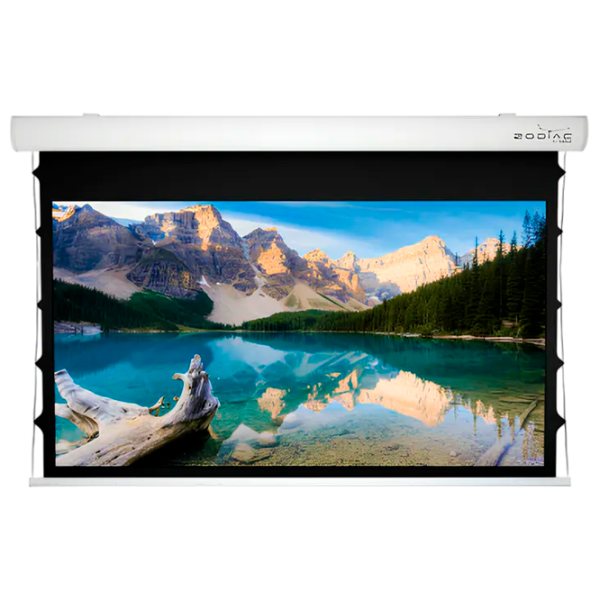 Ecran pentru proiector Sopar Taurus Tensioned 198 cm / 265 cm / Pe perete / White photo 1